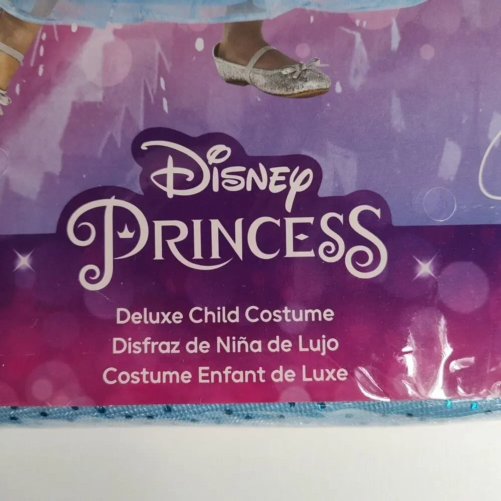 Disney Princess Cinderella‎ Halloween Costume Girl Size 4 - 6X Adaptive Dress